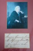 Royalty – Autograph – Queen Victoria autograph note signed ‘The Queen’ on a slip of paper^