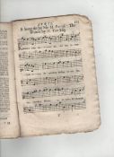Music – Henry Purcell edition of the Gentleman’s Journal or the Monthly Miscellany^ Volume II for