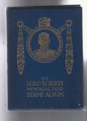 Postal History The Lord Roberts Memorial Fund Stamp Album containing approx 280 Cinderella stamps