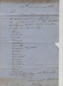 Ephemera – Customs and Excise – Isle of Wight interesting document issued by the Customs House in