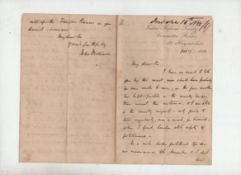 India – John Dickinson^ Chairman of the Indian Reform Society fine autograph letter signed dated