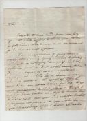 Sierra Leone interesting letter from Thomas Farquarson to an attorney dated 1792 announcing that ‘