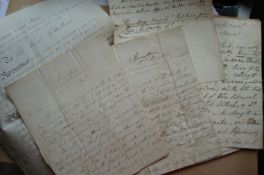 Worcestershire – Hagley Hall – Lyttleton Family file of papers all relating to the Lyttleton