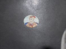 India Portrait of Bahadhur Shah 1860 Miniature portrait of Bahadhur Shah last Mughal Emperor –