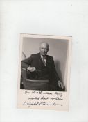 Autograph – Dwight D Eisenhower^ 34th President of the USA portrait photograph showing him as