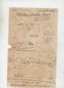 WWII – ‘D Day’ – Omaha Beach a printed briefing on 6pp marked ‘Top Secret Bigot’ dated April 21st