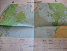 Ephemera – Aviation – flight plans group of approx eight printed flight plans with ms details