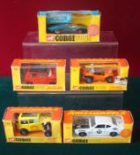 Corgi Toys Whizzwheels Boxed: To include 164 Ison Bros Dragster, 283 OSI DAF City Car, 303 Roger