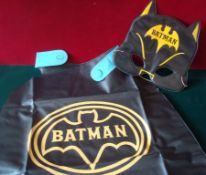 1960s Batman Childs Play Suit: Good clean un-boxed example having PVC Mask and Cape