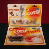 Corgi Junior Tom & Jerry Chariots: 1980 vehicles with Tom & Jerry figures No 2507 together with