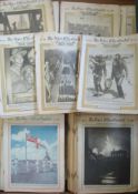Large collection of WWII War Illustrated Publications: War time publications filled with