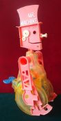 Mr. Machine is a once popular children`s mechanical toy: Originally manufactured by the Ideal Toy