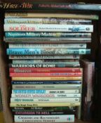 Collection of Military Books: Covering various Campaigns books include Horse in War, Warriors of