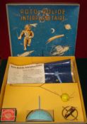 Roto-Bolide Interplanetaire French Game: Half of the Earth with rotating Sun and Rocket controlled