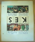 Dan Dare Original unique 1950s Story Board: From the Huton Press Archive by Frank Hampson, Story