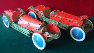 1950s Meccano Shop Display Models: 3 Models which were used as a shop display made from Red &