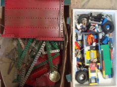 Selection of Lego and Meccano: To include Lego Set 8860 and an assortment of Red and Green Meccano