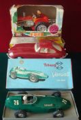 Battery Operated Plastic Vehicles: To include Triang 1.20 Scale Vanwall in Green (exhaust Taped on