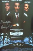 Goodfellas Signed Poster by Henry Hill: Colour advertising poster signed in Silver marker boldly