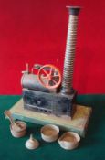 Bing Werke Steam Engine: Play worn condition made in the 1920s Paintwork all original. Complete with