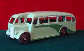Dinky Toys Single Deck Bus: Still retaining original paintwork Light Green with Dark Green Flashes