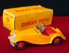 Dinky Toys M.G. Midget (M.G. TF) Touring Roadster: Made 1957-1960 100 sports car series, 3 1/4