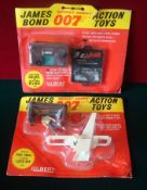 James Bond 007 Action Toys Gilbert Gun Case & M`s Desk 1965: Together with another set having Spin