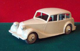 Dinky Toys 40b Triumph 1800 Saloon: Mid Grey, Silver Radiator and Grey Hubs (G)