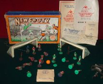 1951-52 Newfooty Set: Containing Celluloid figures, balancing discs/lead bases, metal goals with