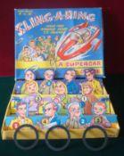 Gerry Anderson`s Supercar Sling a Ring Game: Made by Bell Toys of London having illustrated lid