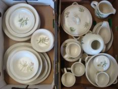 Large Quantity of Poole Tableware: Country Lane design to include; 2 open tureens, 1 lidded