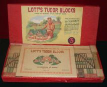 Lott`s Tudor Blocks Building Set: Great Un-opened example complete with Instructions, set number 3