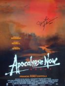 Apocalypse Now Signed Poster by Martin Sheen: Laminated Colour poster signed in Black marker