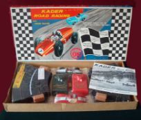 OK Kader Hong Kong Road Racing Set from the 1960s: Great Un-opened example having 2 Cars, Track