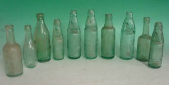 Selection of early 20th Century Brewery and Codd bottles: To include: Bans, Aston; Thomas Wilcock,