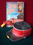 Rare Gerry Anderson`s Captain Scarlet Cap: Large Size having Plastic Visor and pull down mouth