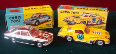 Corgi Toys Chevrolet & Simca, 337 Customized Chevrolet Corvette Sting Ray together with 315 Simca