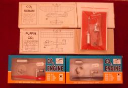 CO2 Model Airplane Kit with Engines: To include Andrew Moorhouse of Bath models Scram 23 inch Wing