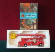 Corgi Toys Major No.1127 Bedford Fire Engine Simon Snorkel: Red, yellow and silver, turntable