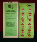 Celluloid Subbuteo Team Ref 1: Red Shirts and White Shorts in Original Box (Flats)