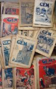 Selection of 1920s / 1930s The Gem comic / magazine: All varying conditions, mostly having slight