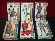 Captain Scarlet Plastic Figure Model Kits: Made by Imai complete Set of Six Captain Scarlet, Colonel