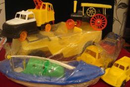 Selection of Plastic Vehicles: To include some By Thomas Toys Bridgend vehicles consist of Life