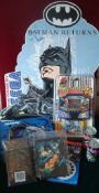 Batman Collection: To Include Sega Cardboard Shop display, 1994 Lansay Stereo Walkman Boxed, View-