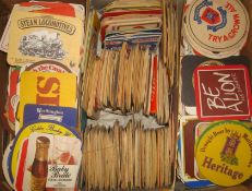 Large Collection of Beer Mats: Covering Breweries from all over the UK having some early examples (