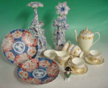 Selection of various China: To include a Foley China floral pattern coffee set to include; coffee