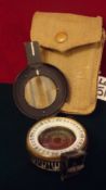 WW2 Military Compass: Made by T. G. & Co Ltd London Mk3 dated 1944 and Military Arrow marked