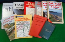 Small quantity of Maps and Line Plans: To include: London Railway Atlas, Track atlas of Mainland