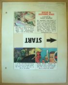 Dan Dare Original unique 1950s Story Board: From the Huton Press Archive by Frank Hampson, Story