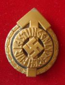 WW2 German Hitler Youth Golden Leader Badge: Made from Brass Hitler Youth brass Leader`s Sports